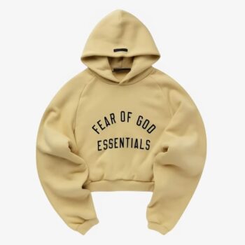 Essentials Cropped Hoodie For Women