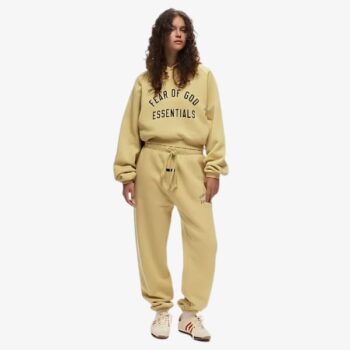 Essentials Cropped Hoodie For Women