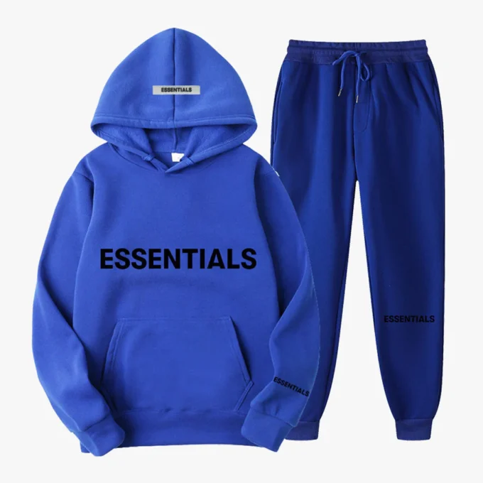 blue essentials tracksuit